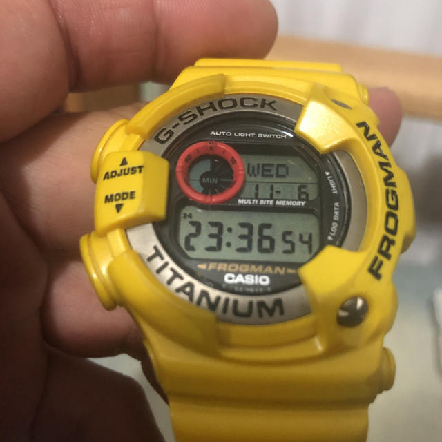 【限定セール！】 CASIO Gshock FROGMAN イエロー www.plantan.co.jp