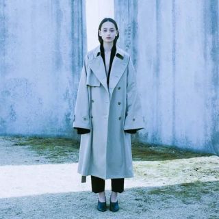 サンシー(SUNSEA)の19aw stein LAY OVERSIZED OVERLAP COAT(トレンチコート)