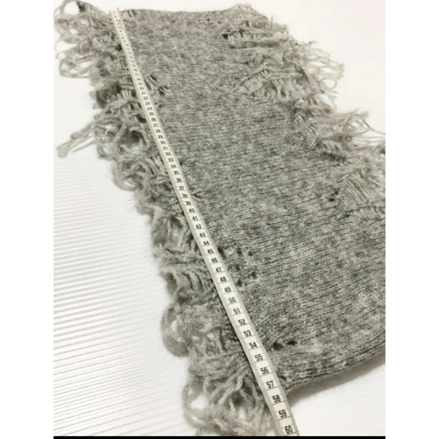 NUMBER (N)INE - ナンバーナイン ストール ダメージ加工 09AW NUMBER (N)INE - ナンバーナイン ストール ダメージ加工 09AW