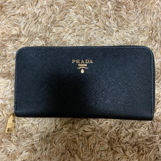 プラダ(PRADA)のPRADA長財布 黒(財布)