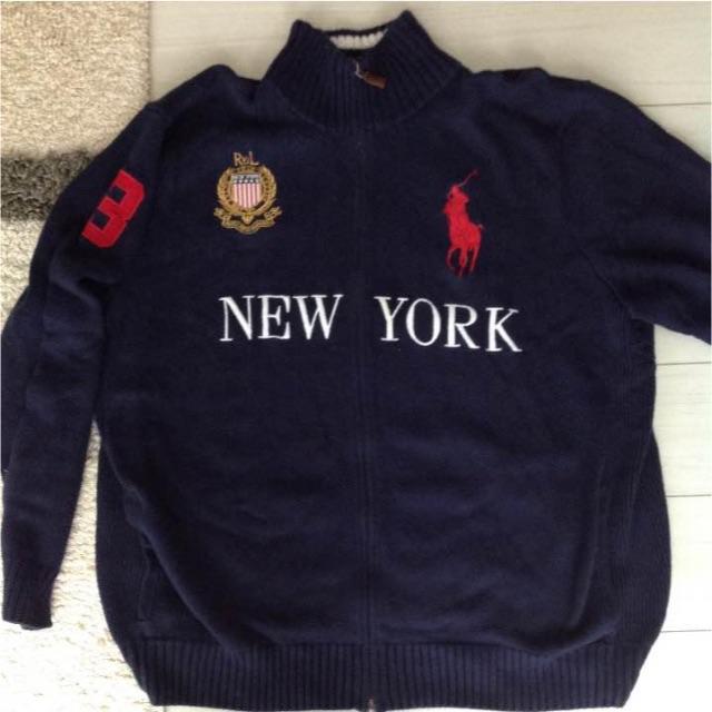 POLO RALPH LAUREN(ポロラルフローレン)のポロ・ラルフローレン(3XB)(ネイビー) メンズのトップス(ニット/セーター)の商品写真