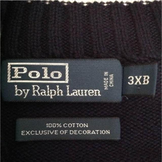 POLO RALPH LAUREN(ポロラルフローレン)のポロ・ラルフローレン(3XB)(ネイビー) メンズのトップス(ニット/セーター)の商品写真