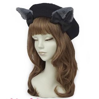 アンジェリックプリティー(Angelic Pretty)の本日限定値下げ【美品】dream catベレー帽(ハンチング/ベレー帽)