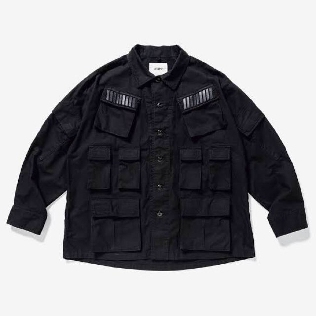 wtaps MODULAR LS 01 / SHIRT Black シャツ