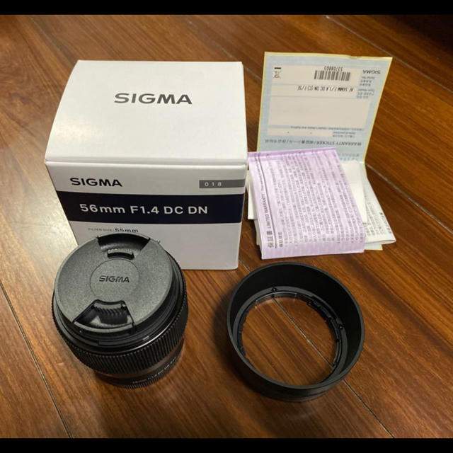 SIGMA(シグマ)のsigma 56mm F1.4 スマホ/家電/カメラのカメラ(レンズ(単焦点))の商品写真