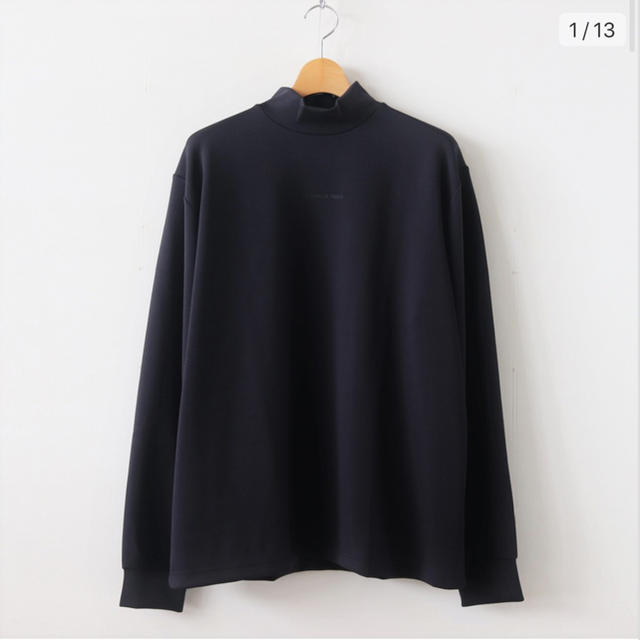 stein OVERSIZED HIGH NECK LS BLACK