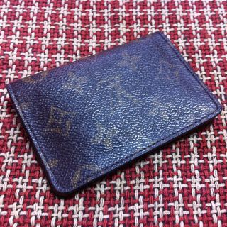 ルイヴィトン(LOUIS VUITTON)のモノグラム 定期入れ 訳あり(名刺入れ/定期入れ)