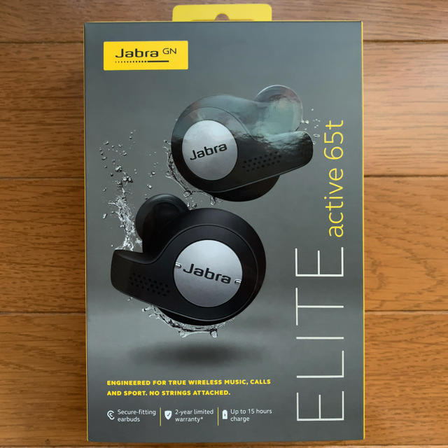 ヘッドフォン/イヤフォン完全ワイヤレスイヤホン Jabra Elite Active 65t ほぼ未使用