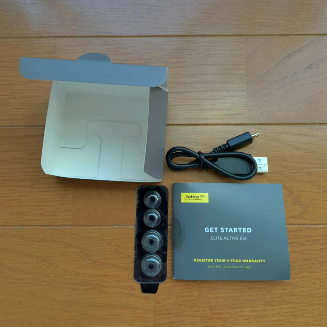 完全ワイヤレスイヤホン Jabra Elite Active 65t ほぼ未使用