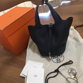 エルメス(Hermes)のエルメス　ピコタン PM ブルーニュイ(ハンドバッグ)