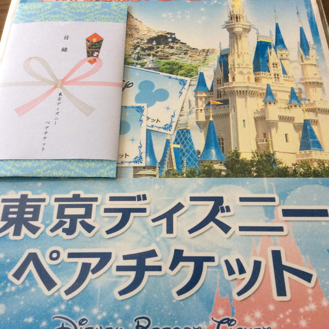 Disney(ディズニー)の東京ディズニーペアチケット引き換え券 チケットの施設利用券(遊園地/テーマパーク)の商品写真