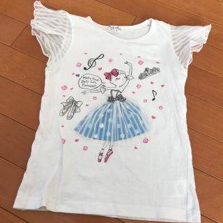 ミアリーメール(MIALY MAIL)のほろほろ様専用【130】Mialy Mail ガールズ　Tシャツ　バレリーナ(Tシャツ/カットソー)