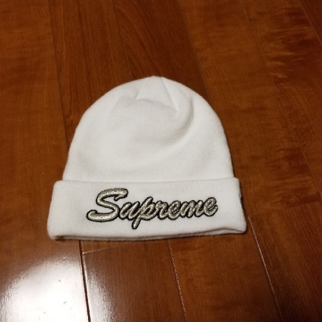 Supreme(シュプリーム)の18 aw supreme×NEW ERA script beanie メンズの帽子(ニット帽/ビーニー)の商品写真