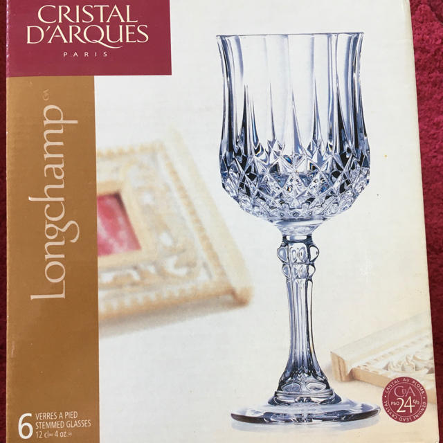 CRISTAL D’ARQUES ワイングラス　6脚セット