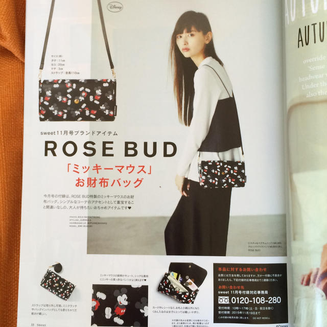 ROSE BUD(ローズバッド)のsweet11月号♡付録のみ レディースのバッグ(クラッチバッグ)の商品写真