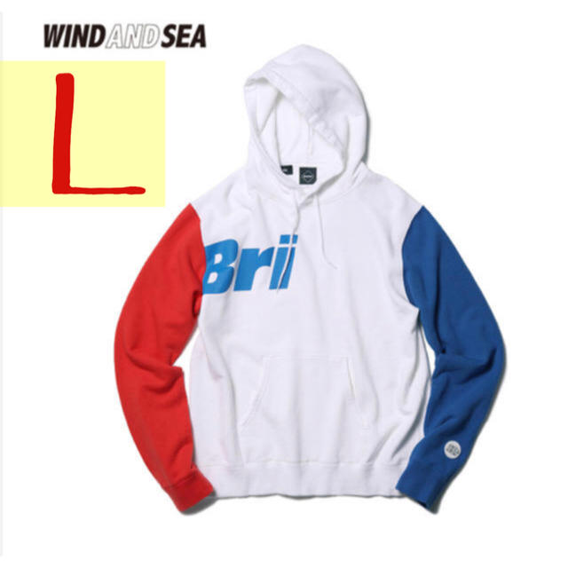 WIND AND SEA FCRB HOODY L トリコロール - パーカー