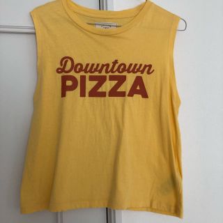 アングリッド(Ungrid)のアングリッド　pizza ノースリーブ  イエロー (Tシャツ(半袖/袖なし))
