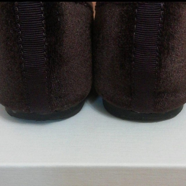 GU(ジーユー)のGU　スエードバレーシューズ　茶色 レディースの靴/シューズ(バレエシューズ)の商品写真
