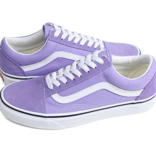 ヴァンズ(VANS)のvans  US6 オールドスクール ライトパープル ラベンダー(スニーカー)