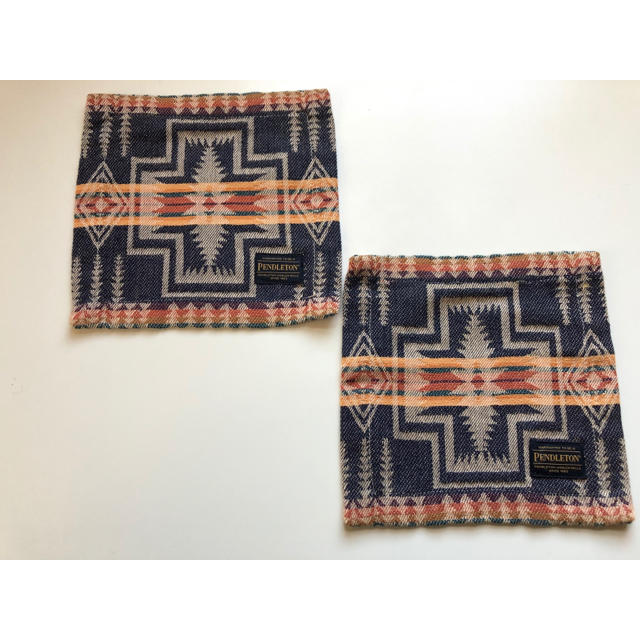 PENDLETON(ペンドルトン)の《美品》ペンドルトン コットン100% コースター10×10 インテリア/住まい/日用品のキッチン/食器(テーブル用品)の商品写真