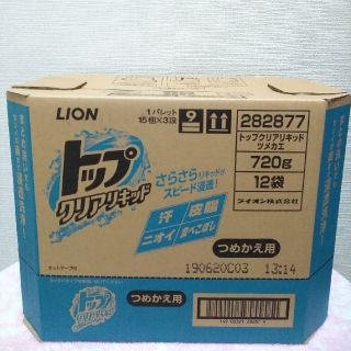 ライオン(LION)のトップクリアリキッド詰替720g×12個セット(1箱)(洗剤/柔軟剤)