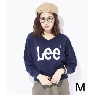 リー(Lee)のLee スウェット Vネック ネイビー サイズM(トレーナー/スウェット)