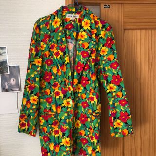 コムコム COMME des GARÇONS 花柄 テーラードジャケット