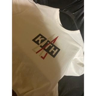 モンクレール(MONCLER)の KITH/キス × モンクレール コラボ ロゴ Tシャツ 白 sizeM(Tシャツ/カットソー(半袖/袖なし))