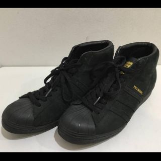 アディダス(adidas)のアディダス プロモデル ベッカムモデル 26.5cm  黒×黒 ヴィンテージDX(スニーカー)