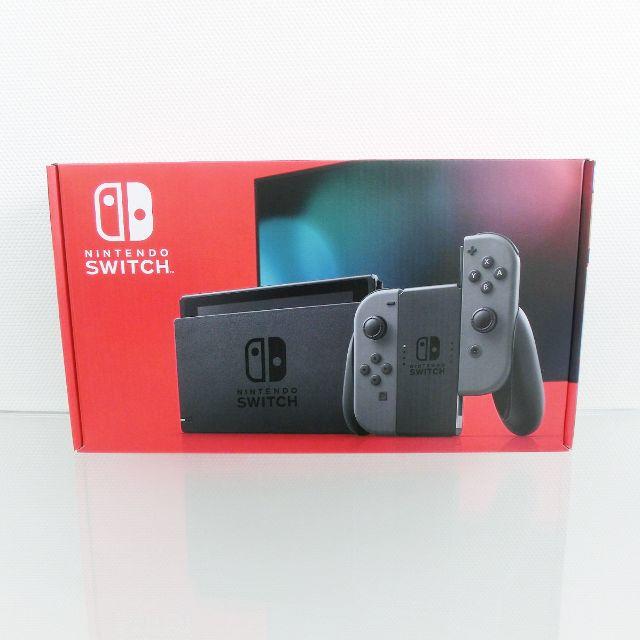 任天堂 - 【保証付】新品 ニンテンドースイッチ 本体 グレー 新型の+