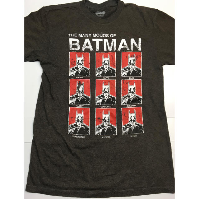 【アメリカ合衆国インポート物 古着】“バットマン”（Mサイズ・ダークブラウンC） メンズのトップス(Tシャツ/カットソー(半袖/袖なし))の商品写真