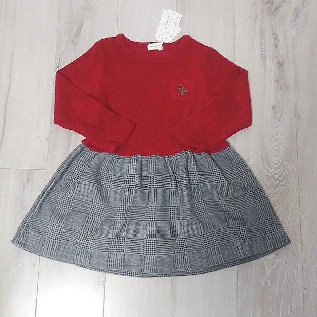 ワンピース110 キッズ/ベビー/マタニティのキッズ服女の子用(90cm~)(ワンピース)の商品写真