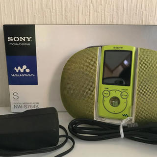 ソニー(SONY)のSONY ウォークマン NW-S764K(ポータブルプレーヤー)