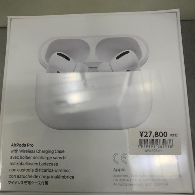 新品 未開封 AirPods Pro MWP22J/A Wireless