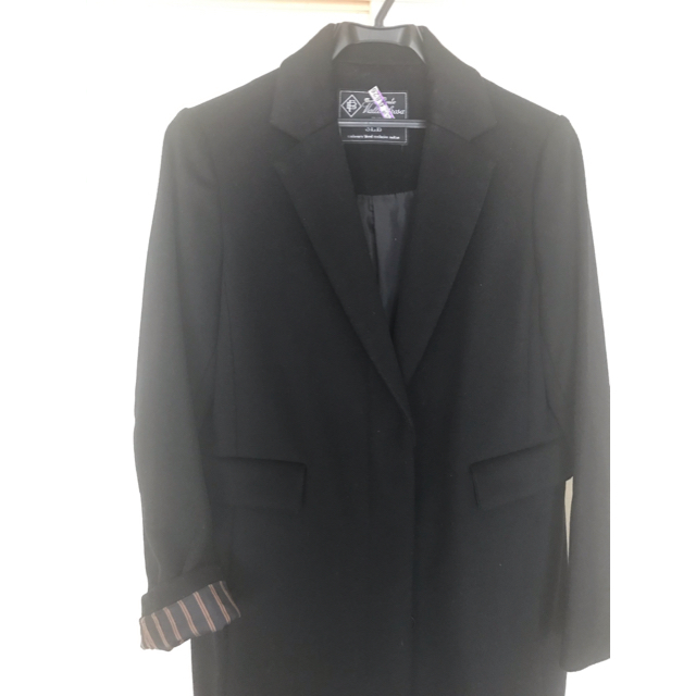 SLOBE IENA(スローブイエナ)のイエナスローブ　チェスターコートストライプ レディースのジャケット/アウター(チェスターコート)の商品写真