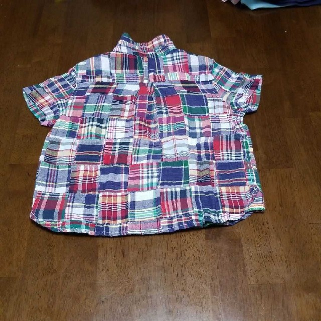 BEAMS(ビームス)のBEAMS　miniチェックシャツ　90 キッズ/ベビー/マタニティのキッズ服男の子用(90cm~)(Tシャツ/カットソー)の商品写真