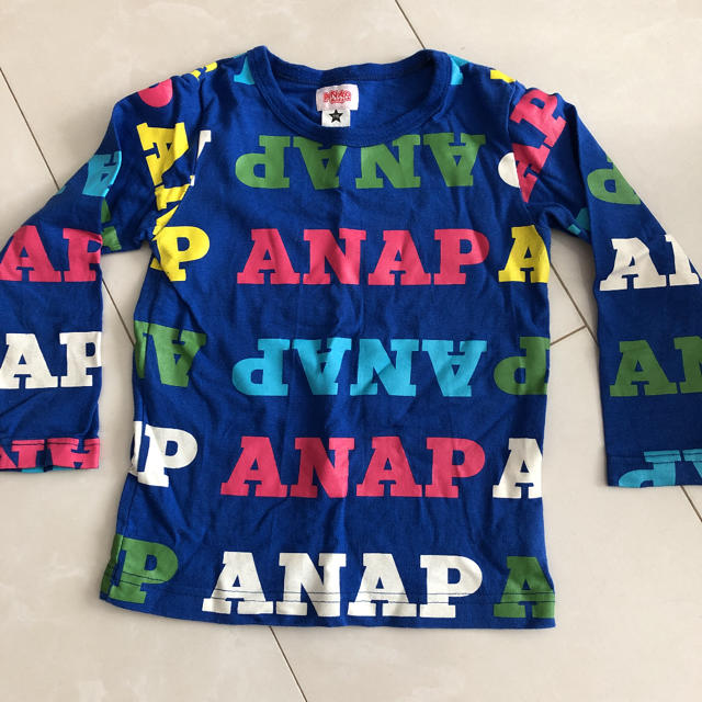 ANAP Kids(アナップキッズ)のANAP KIDSロンT 110 キッズ/ベビー/マタニティのキッズ服男の子用(90cm~)(Tシャツ/カットソー)の商品写真