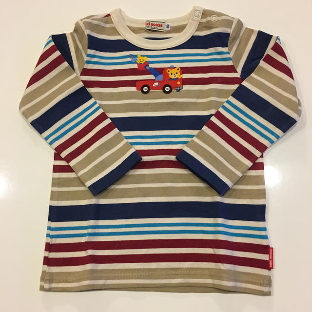 mikihouse(ミキハウス)のミキハウスロンT  90 キッズ/ベビー/マタニティのキッズ服男の子用(90cm~)(Tシャツ/カットソー)の商品写真