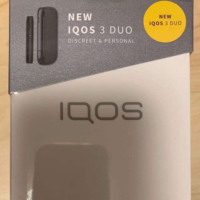 iQOS3 DUO ベルベットグレー　新品未使用　製品登録可能