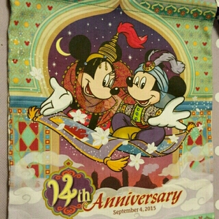 ディズニー(Disney)のディズニーシー　14周年　巾着(その他)