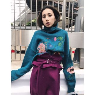 アメリヴィンテージ(Ameri VINTAGE)のAMERI LAUREN TURTLE NECK KNIT(ニット/セーター)