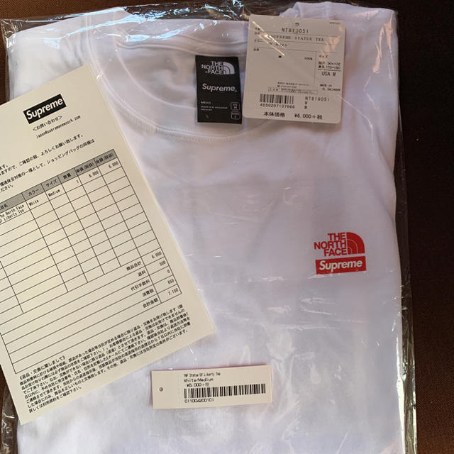 Supreme(シュプリーム)のsupreme north face Tシャツ シュプリーム ノースフェイス M メンズのトップス(Tシャツ/カットソー(半袖/袖なし))の商品写真