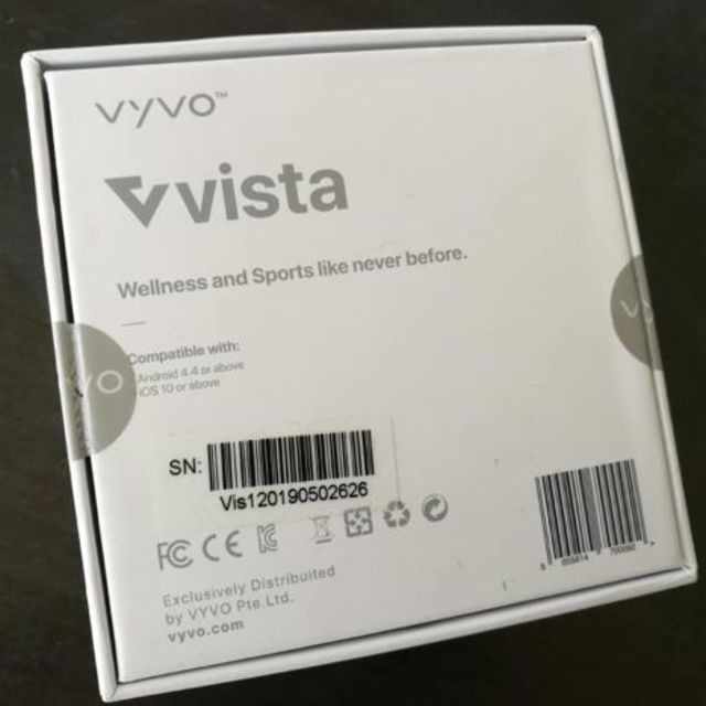 【新品未開封】vyvo社 ウェアブルウォッチ vista（BioZen 1枚付） スマホ/家電/カメラの美容/健康(その他)の商品写真