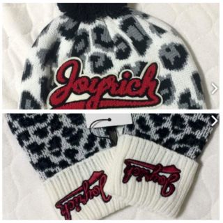 ジョイリッチ(JOYRICH)の新品タグ付き！JOYRICH  帽子　手袋　セット(ニット帽/ビーニー)