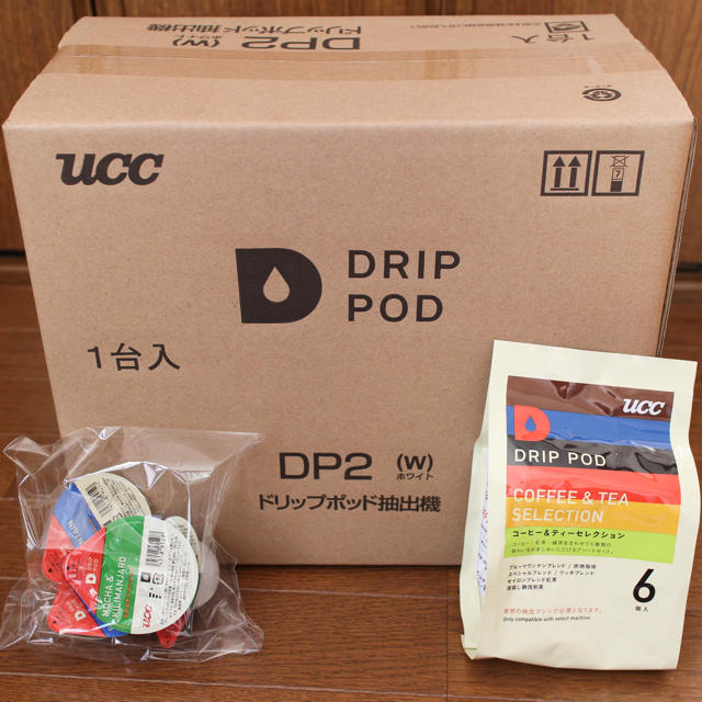 UCC ドリップポッド DP2 ホワイト 新品 未開封 ドリップポット10個付き