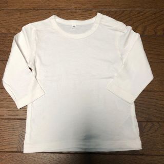 ムジルシリョウヒン(MUJI (無印良品))の無印良品:ﾑｼﾞﾙｼﾘｮｳﾋﾝ kids無地ロンＴ(Tシャツ/カットソー)