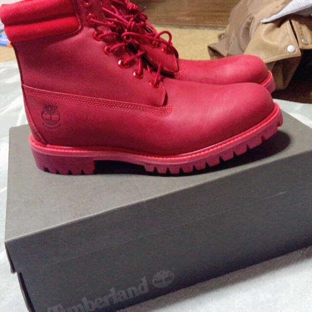 Timberland(ティンバーランド)のTimberland赤ブーツ メンズの靴/シューズ(ブーツ)の商品写真