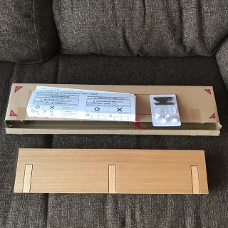 ムジルシリョウヒン(MUJI (無印良品))の新品　無印三連ハンガー　タモ材(押し入れ収納/ハンガー)