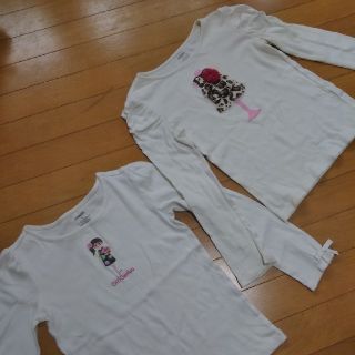 ジンボリー(GYMBOREE)の130センチくらい女児長袖Tシャツ２枚セット(Tシャツ/カットソー)