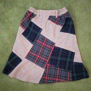 ヒロミチナカノ(HIROMICHI NAKANO)のヒロミチナカノ☆キッズ　パッチワーク風スカート　120(スカート)
